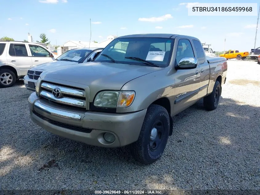 2006 Toyota Tundra Sr5 VIN: 5TBRU34186S459968 Lot: 39629649