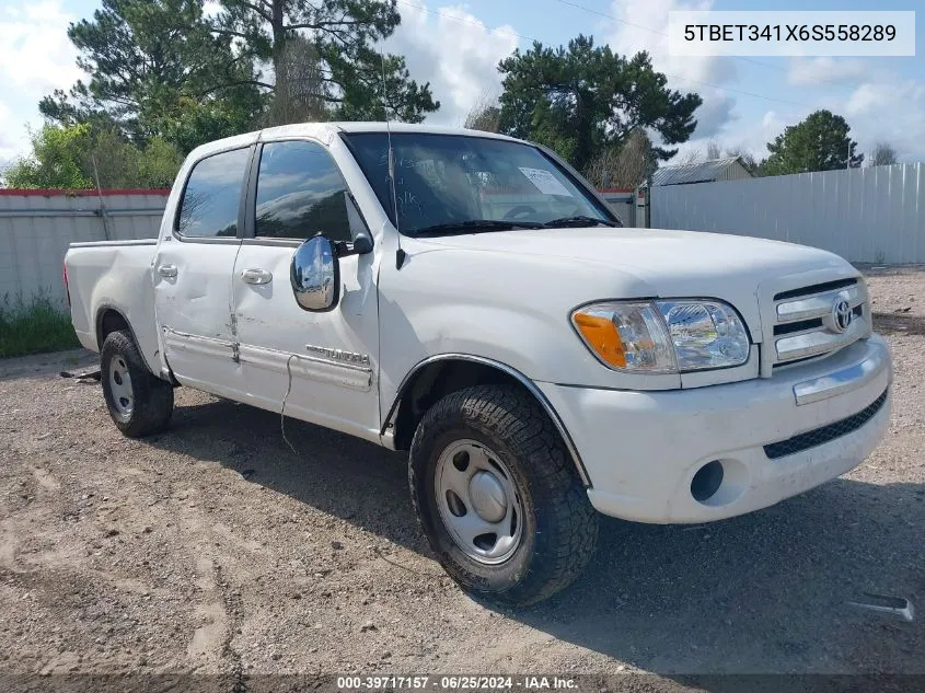 2006 Toyota Tundra Sr5 V8 VIN: 5TBET341X6S558289 Lot: 39717157