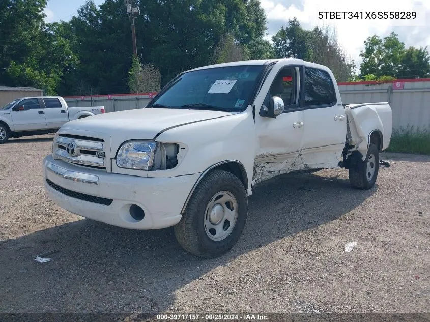 2006 Toyota Tundra Sr5 V8 VIN: 5TBET341X6S558289 Lot: 39717157