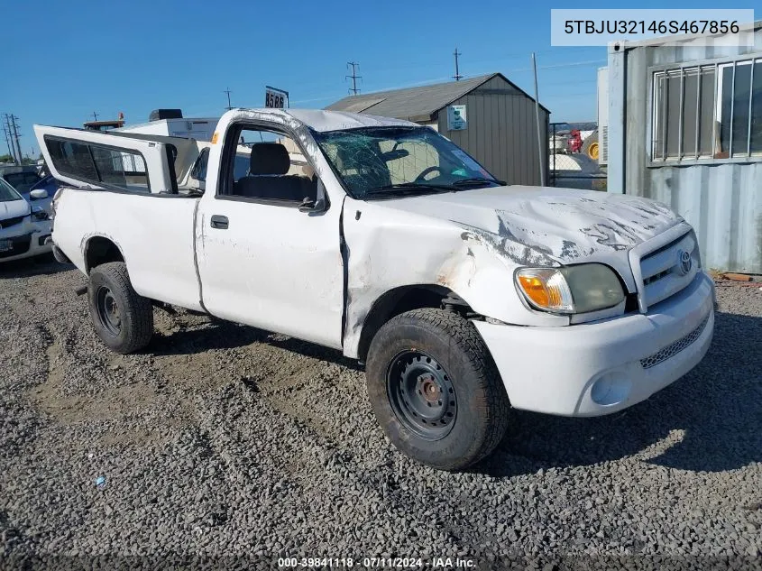 2006 Toyota Tundra VIN: 5TBJU32146S467856 Lot: 39841118