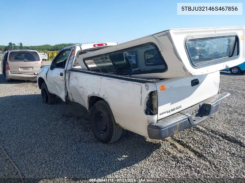 2006 Toyota Tundra VIN: 5TBJU32146S467856 Lot: 39841118