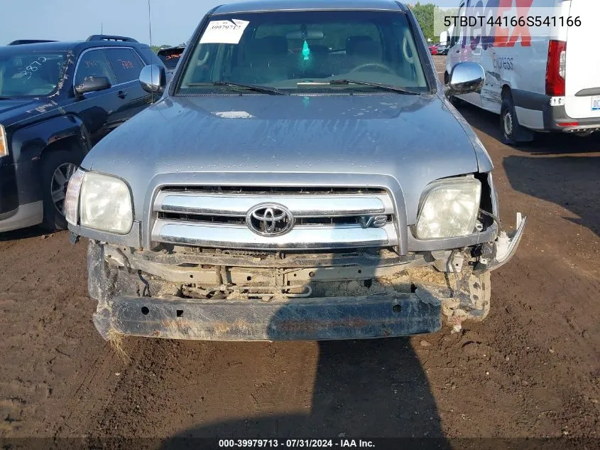 2006 Toyota Tundra Sr5 V8 VIN: 5TBDT44166S541166 Lot: 39979713