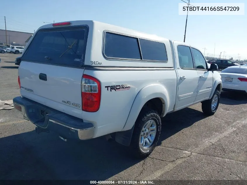 5TBDT44166S547209 2006 Toyota Tundra Sr5 V8