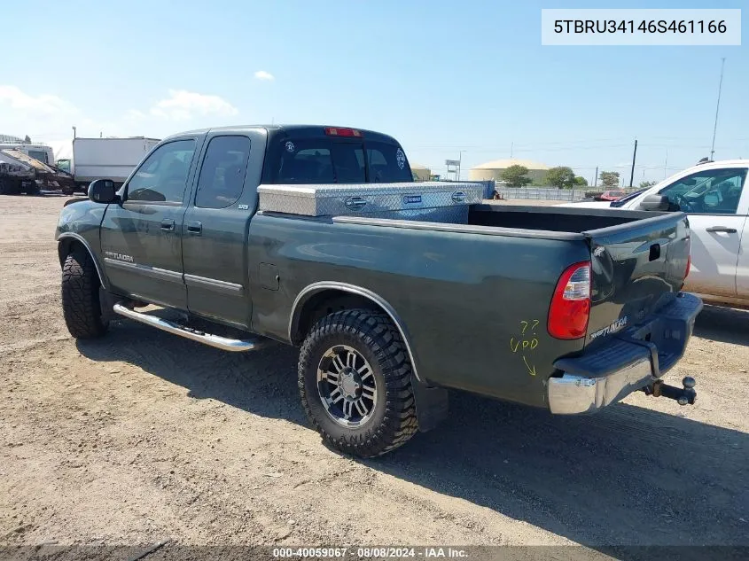 2006 Toyota Tundra Sr5 VIN: 5TBRU34146S461166 Lot: 40059067