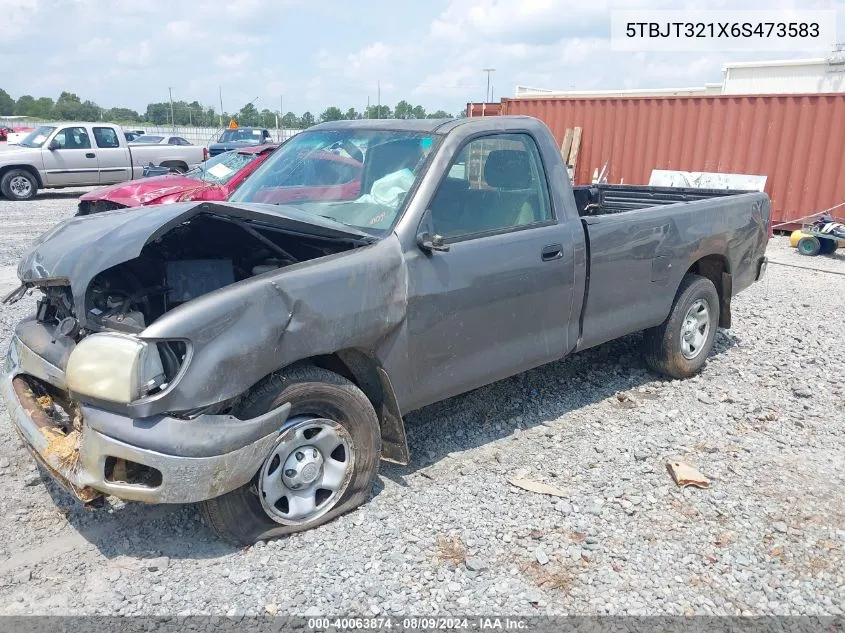 2006 Toyota Tundra Base V8 VIN: 5TBJT321X6S473583 Lot: 40063874