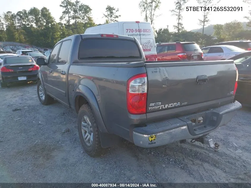 5TBET34126S532091 2006 Toyota Tundra Sr5 V8