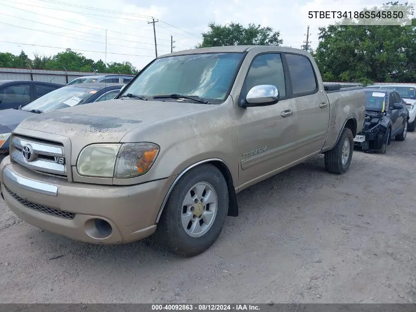 5TBET34186S545850 2006 Toyota Tundra Sr5 V8