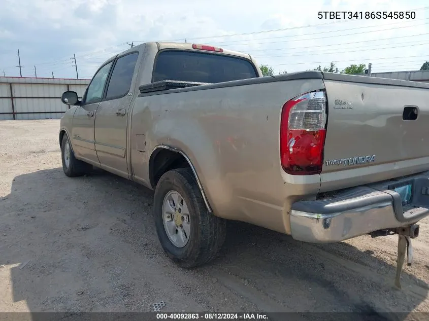 5TBET34186S545850 2006 Toyota Tundra Sr5 V8