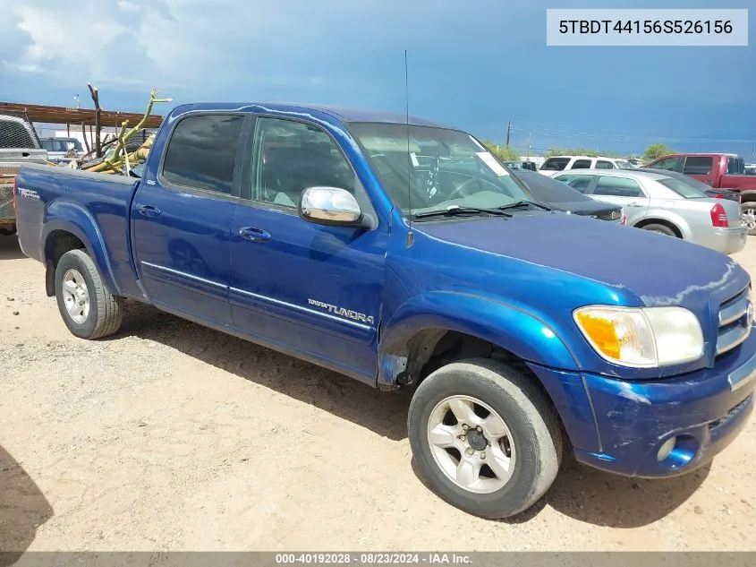 5TBDT44156S526156 2006 Toyota Tundra Sr5 V8