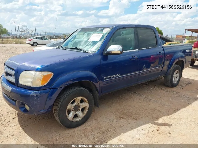 5TBDT44156S526156 2006 Toyota Tundra Sr5 V8