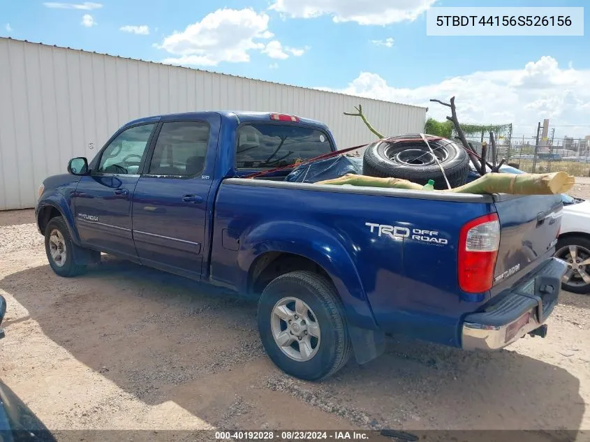 5TBDT44156S526156 2006 Toyota Tundra Sr5 V8