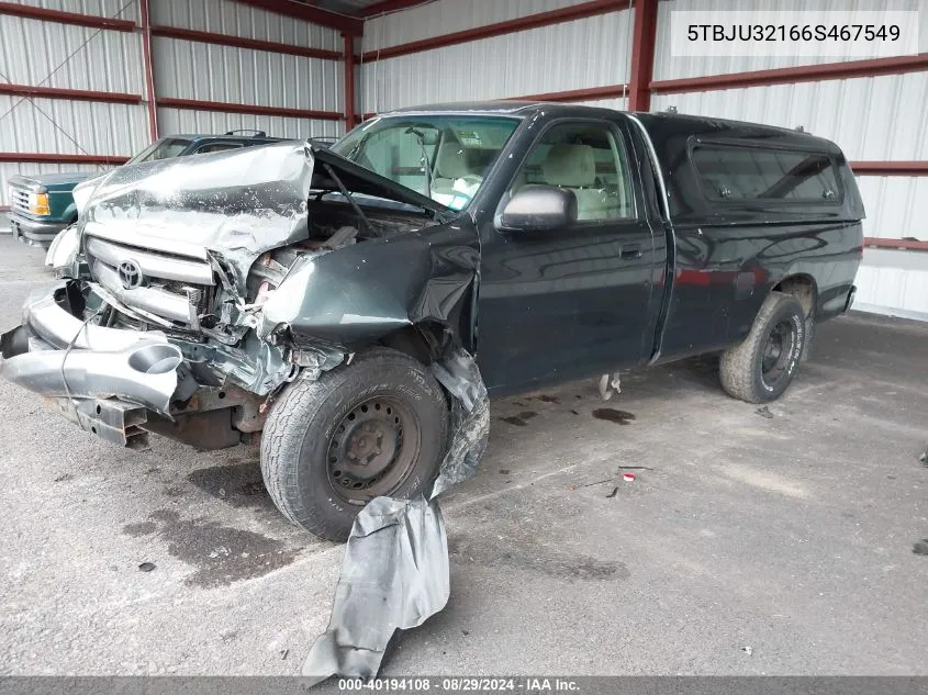 2006 Toyota Tundra VIN: 5TBJU32166S467549 Lot: 40194108