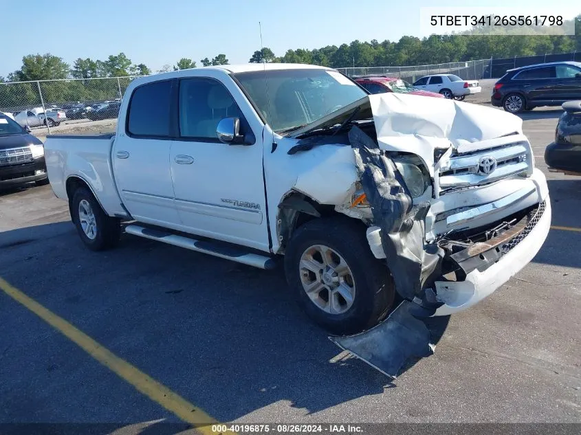 5TBET34126S561798 2006 Toyota Tundra Sr5 V8