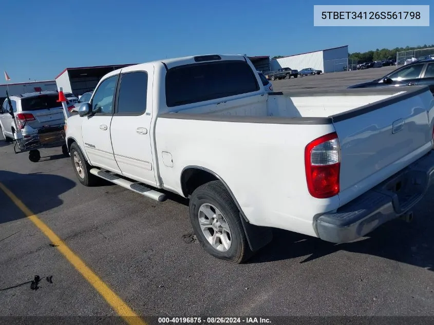 5TBET34126S561798 2006 Toyota Tundra Sr5 V8