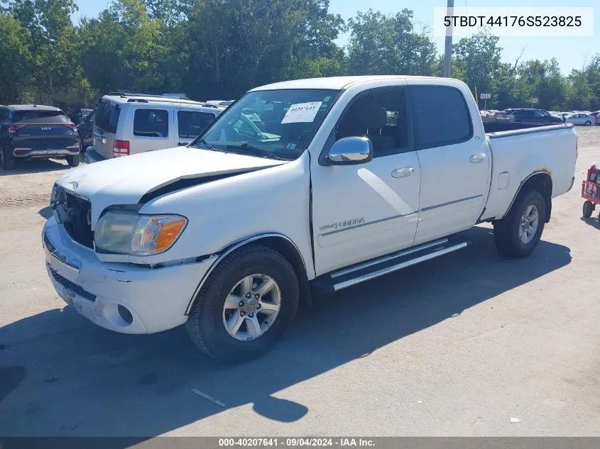 2006 Toyota Tundra Sr5 V8 VIN: 5TBDT44176S523825 Lot: 40207641