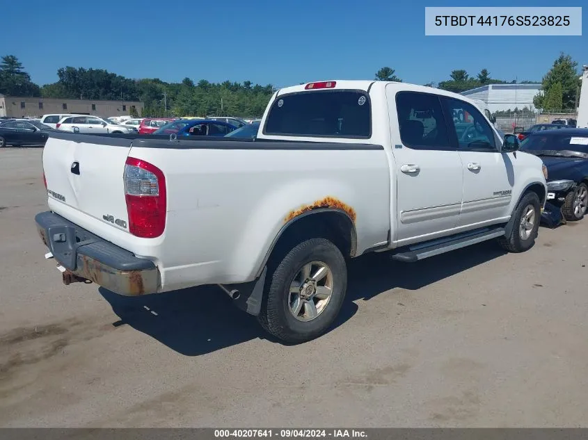 2006 Toyota Tundra Sr5 V8 VIN: 5TBDT44176S523825 Lot: 40207641