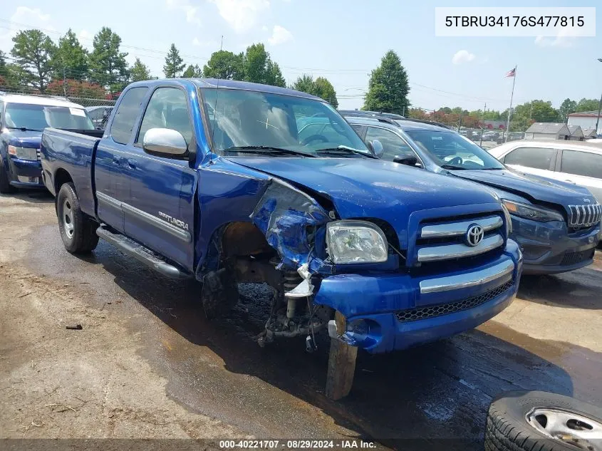 5TBRU34176S477815 2006 Toyota Tundra Sr5