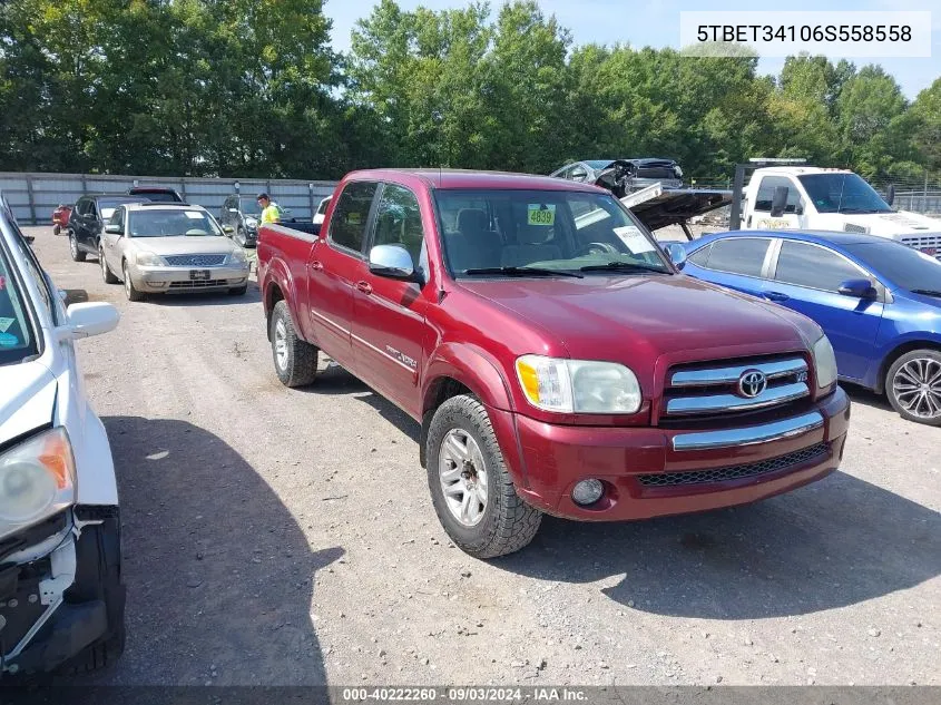 5TBET34106S558558 2006 Toyota Tundra Sr5 V8