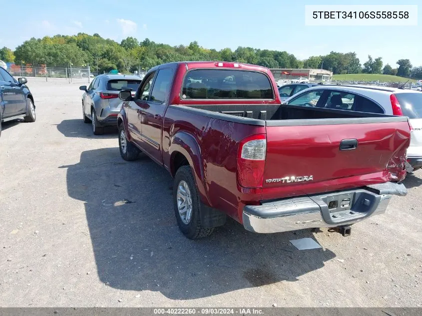 5TBET34106S558558 2006 Toyota Tundra Sr5 V8