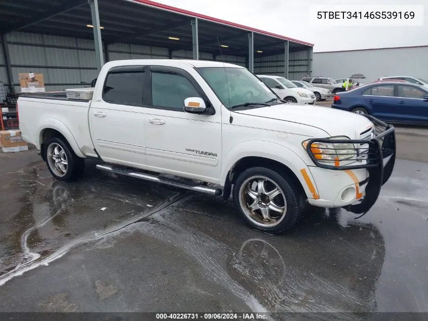 2006 Toyota Tundra Sr5 V8 VIN: 5TBET34146S539169 Lot: 40653146