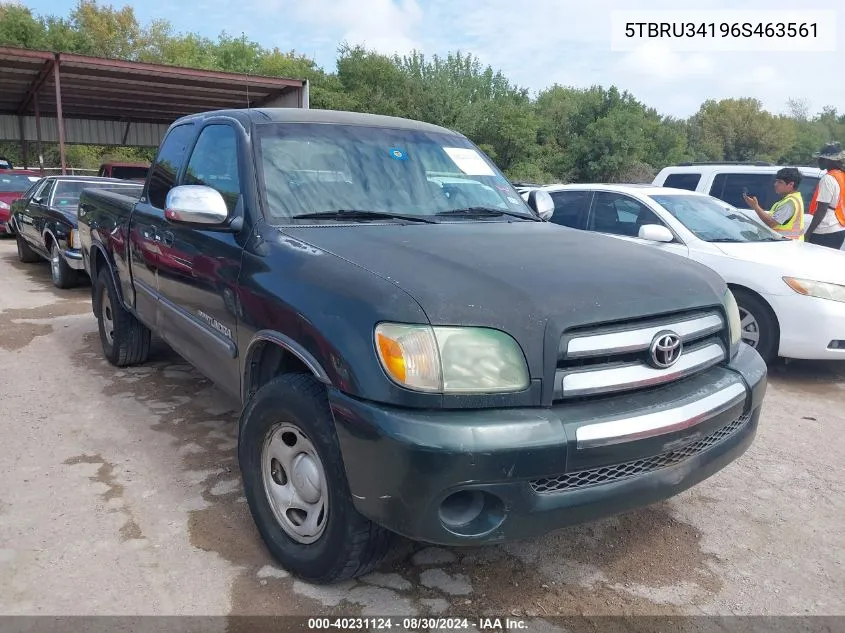 2006 Toyota Tundra Sr5 VIN: 5TBRU34196S463561 Lot: 40231124