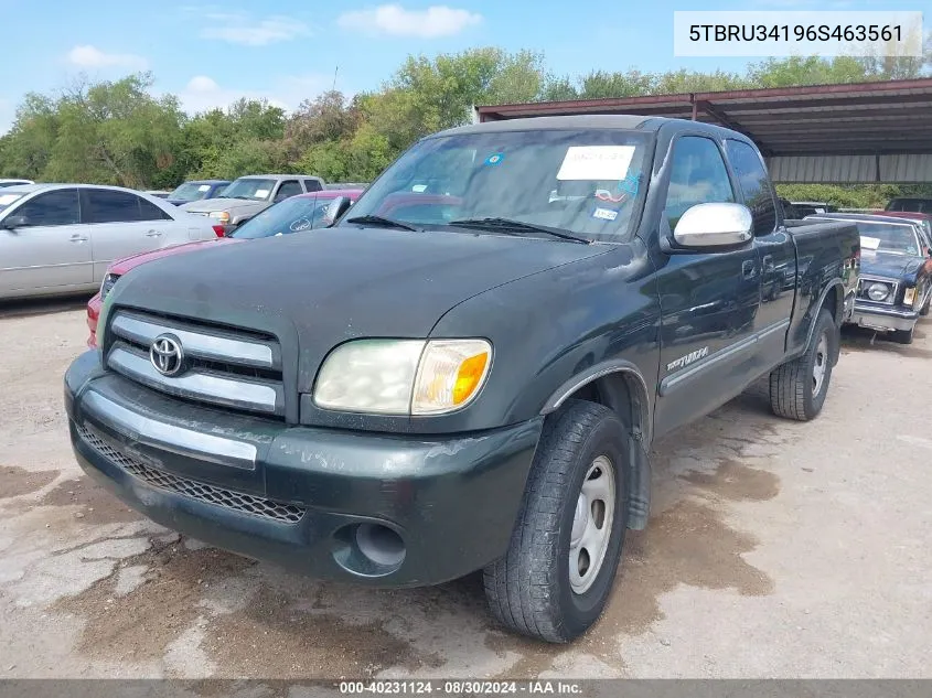 2006 Toyota Tundra Sr5 VIN: 5TBRU34196S463561 Lot: 40231124