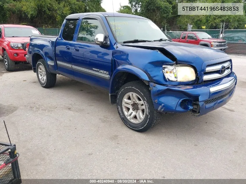 5TBBT44196S483853 2006 Toyota Tundra Sr5 V8