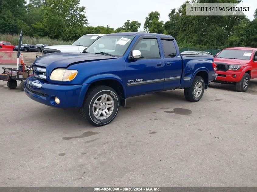 5TBBT44196S483853 2006 Toyota Tundra Sr5 V8