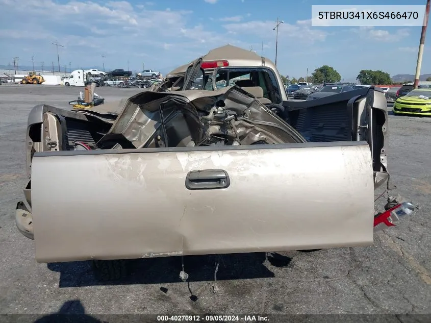 2006 Toyota Tundra Sr5 VIN: 5TBRU341X6S466470 Lot: 40270912