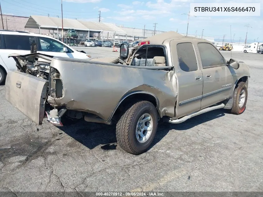 2006 Toyota Tundra Sr5 VIN: 5TBRU341X6S466470 Lot: 40270912