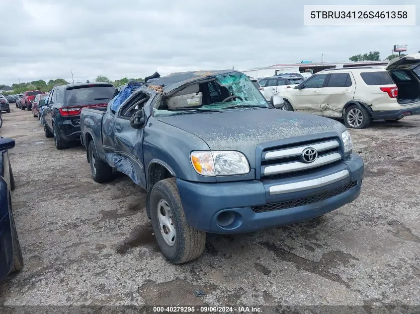 5TBRU34126S461358 2006 Toyota Tundra Sr5