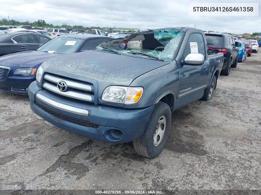 5TBRU34126S461358 2006 Toyota Tundra Sr5