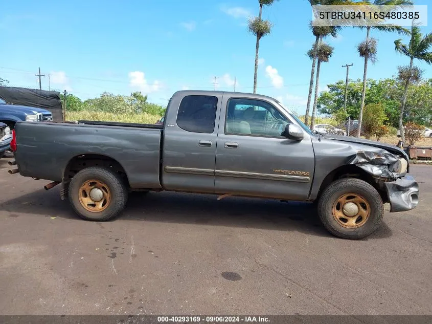 5TBRU34116S480385 2006 Toyota Tundra Sr5