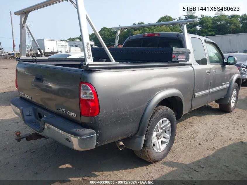 2006 Toyota Tundra Sr5 V8 VIN: 5TBBT441X6S480623 Lot: 40330633