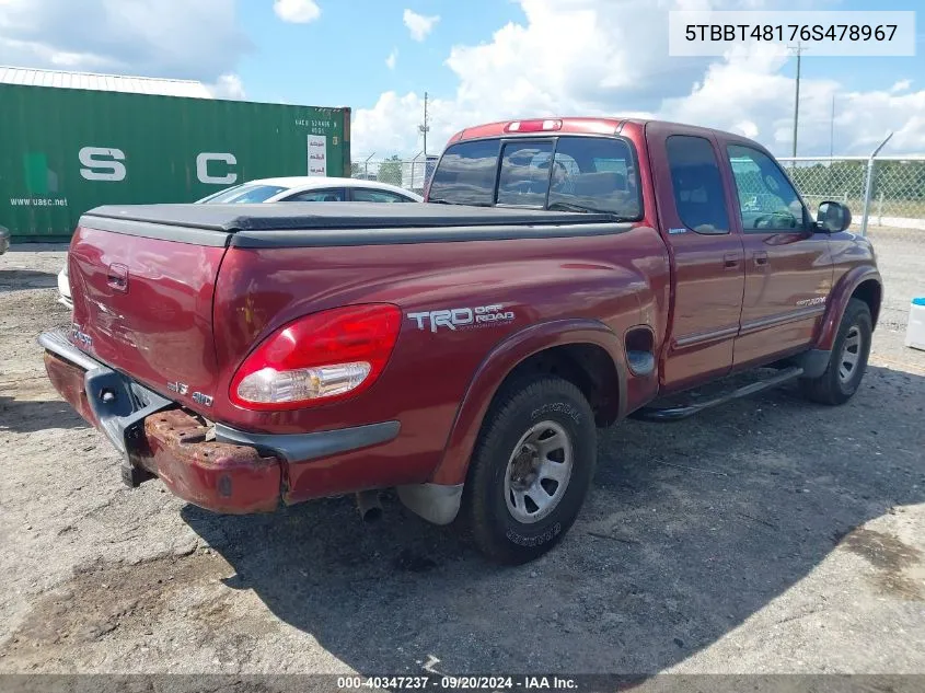 5TBBT48176S478967 2006 Toyota Tundra Limited V8