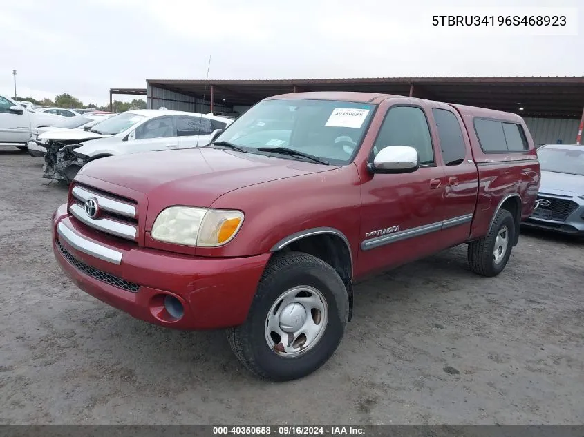 2006 Toyota Tundra Sr5 VIN: 5TBRU34196S468923 Lot: 40350658