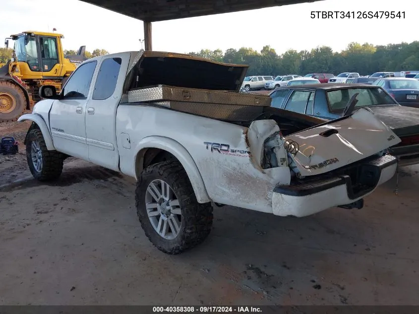 5TBRT34126S479541 2006 Toyota Tundra Sr5 V8