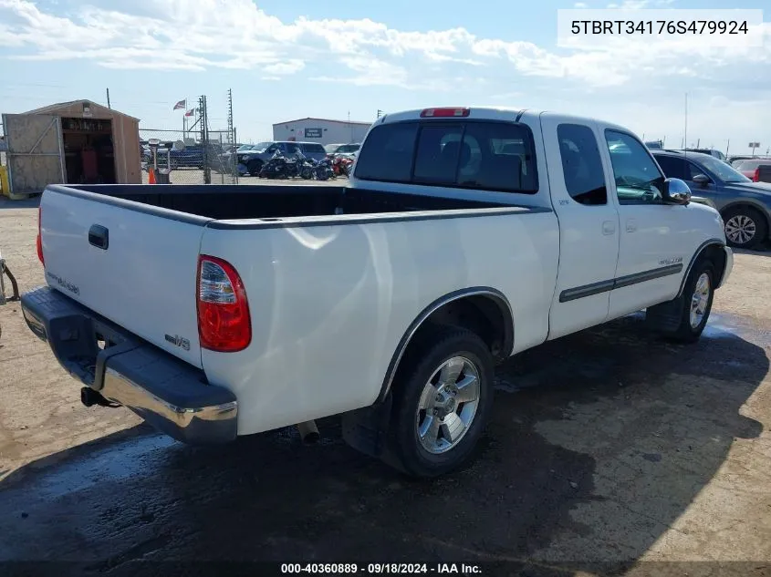 5TBRT34176S479924 2006 Toyota Tundra Access Cab Sr5