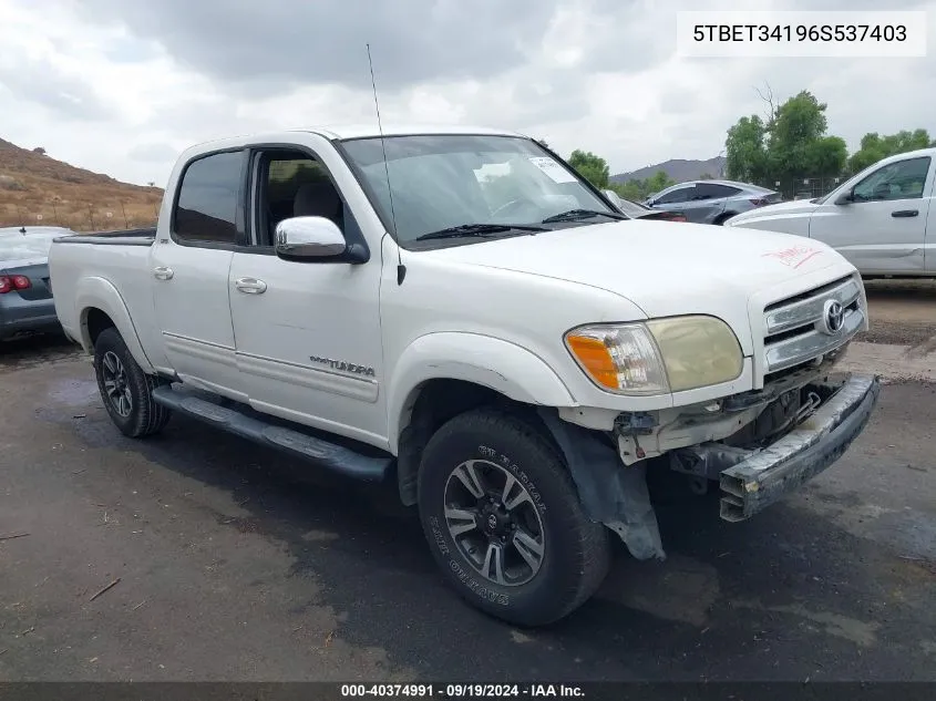 5TBET34196S537403 2006 Toyota Tundra Sr5 V8