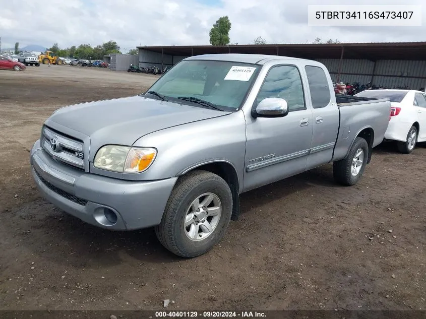 5TBRT34116S473407 2006 Toyota Tundra Sr5 V8