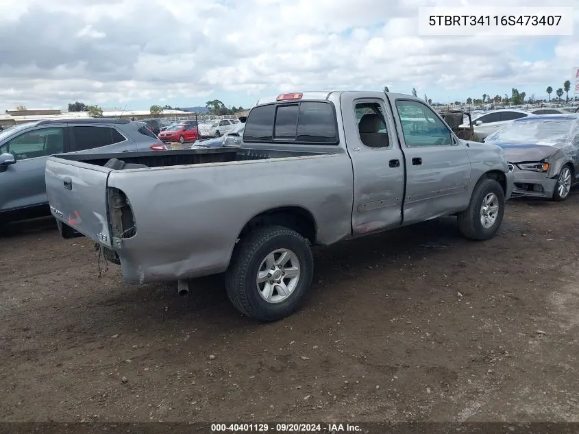 5TBRT34116S473407 2006 Toyota Tundra Sr5 V8