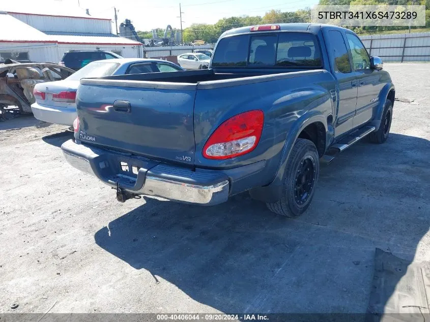 2006 Toyota Tundra Sr5 V8 VIN: 5TBRT341X6S473289 Lot: 40406044