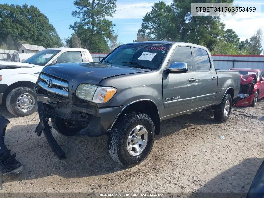 5TBET34176S553499 2006 Toyota Tundra Sr5 V8