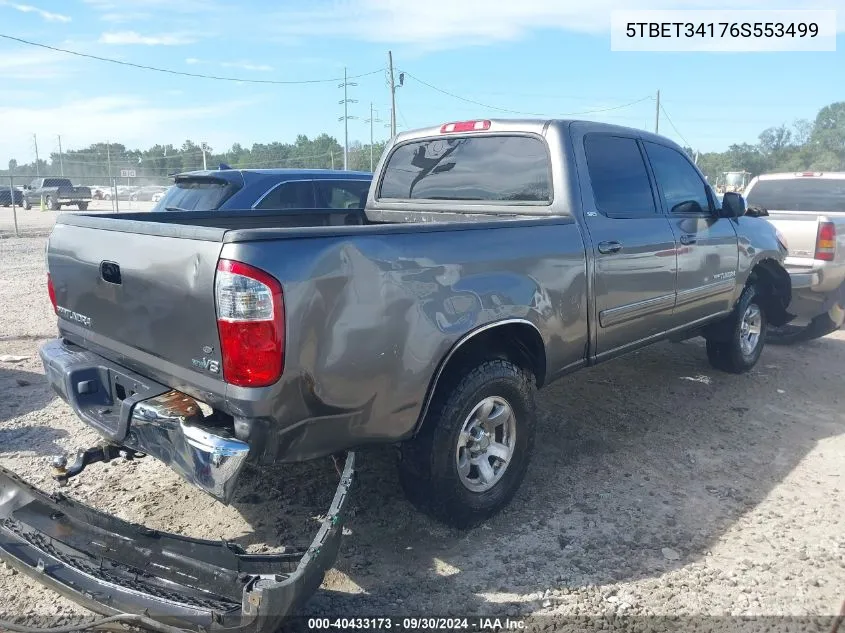 5TBET34176S553499 2006 Toyota Tundra Sr5 V8