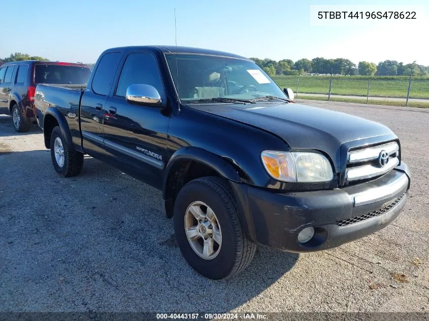 5TBBT44196S478622 2006 Toyota Tundra Sr5 V8