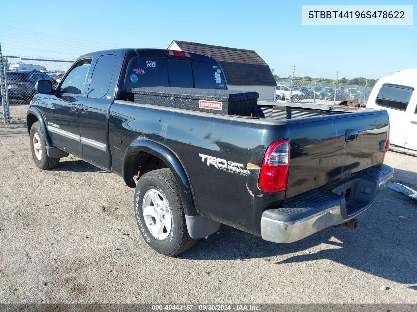 5TBBT44196S478622 2006 Toyota Tundra Sr5 V8