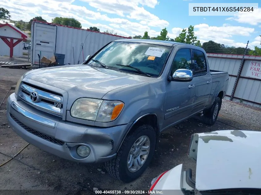 2006 Toyota Tundra Sr5 V8 VIN: 5TBDT441X6S545284 Lot: 40455738