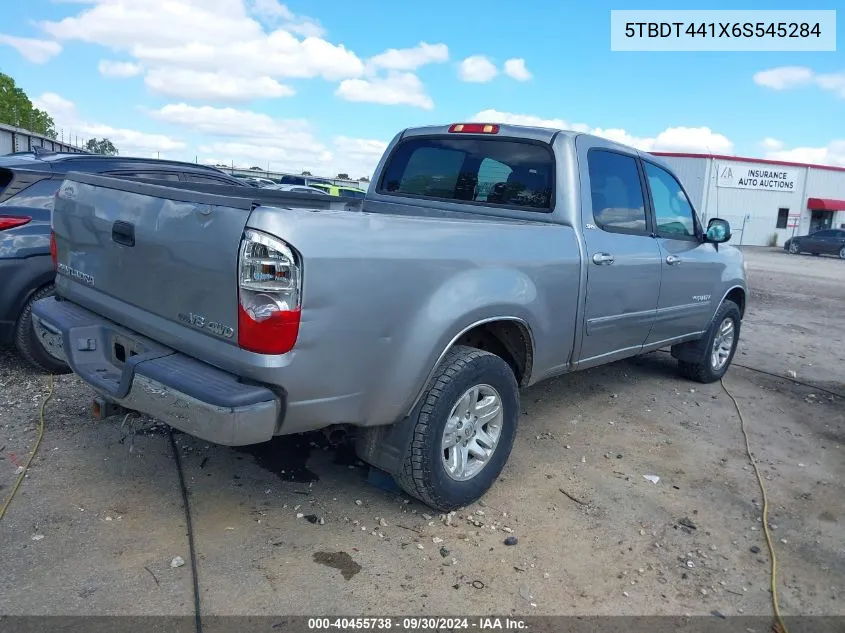 2006 Toyota Tundra Sr5 V8 VIN: 5TBDT441X6S545284 Lot: 40455738