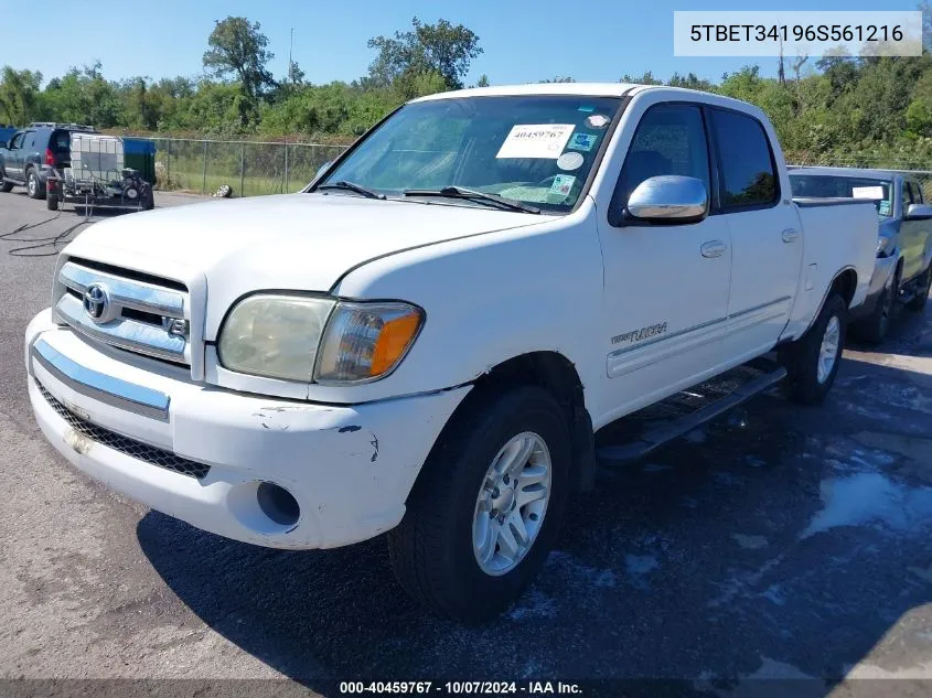 5TBET34196S561216 2006 Toyota Tundra Sr5 V8