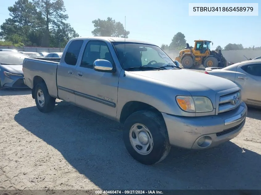 5TBRU34186S458979 2006 Toyota Tundra Sr5